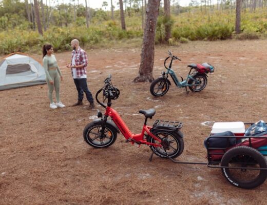 vélo pour le camping