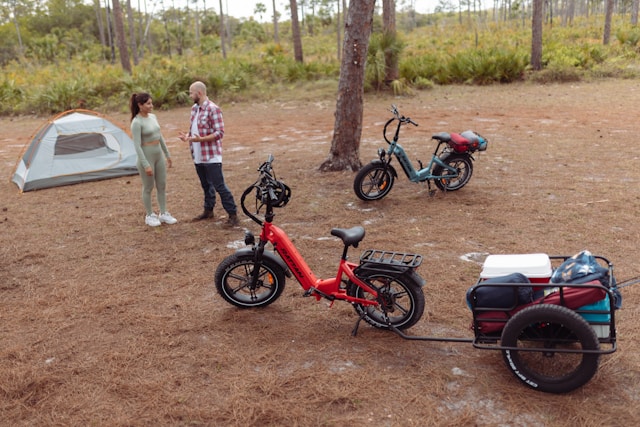 vélo pour le camping