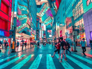 Passage piéton à Tokyo