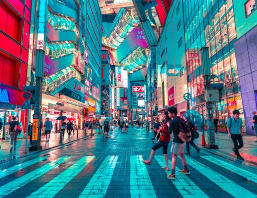 Passage piéton à Tokyo