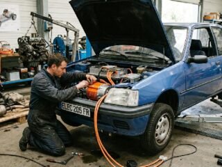 Diesel en électrique