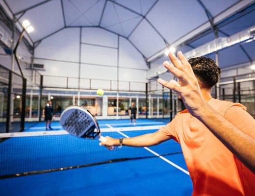 Construction court de tennis